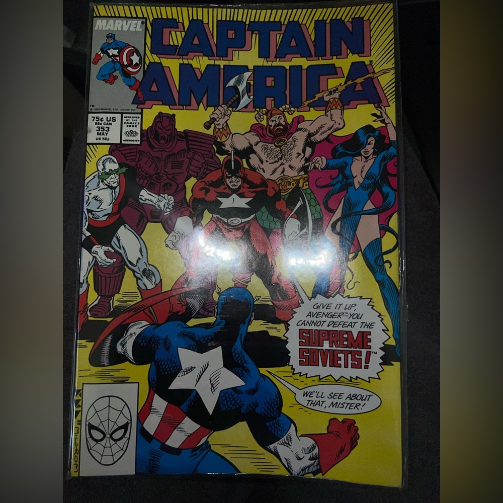 CAPTAIN AMERICA 353 SUPREME SOVIETS (1989, MARVEL COMICS)